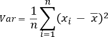 équation de variance